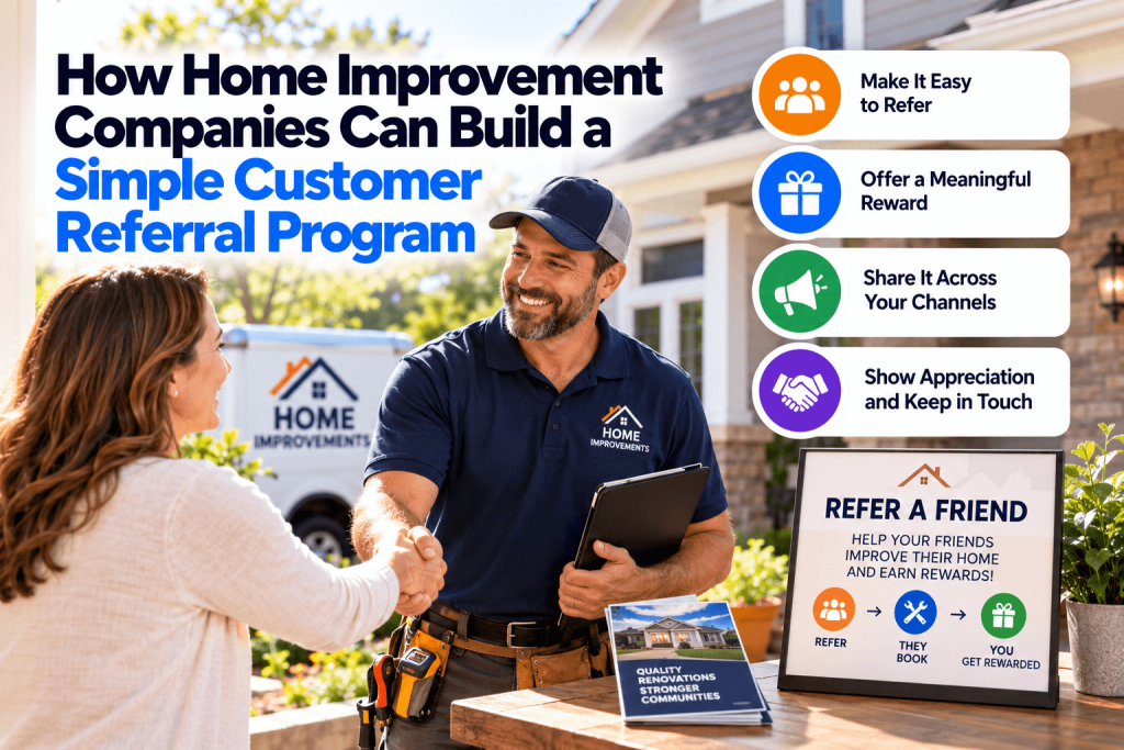 How Home Improvement Companies Can Build a Simple Customer Referral Program
