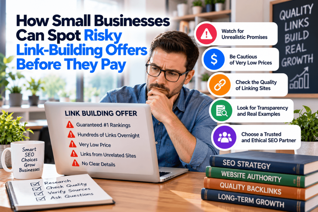 How Small Businesses Can Spot Risky Link-Building Offers Before They Pay