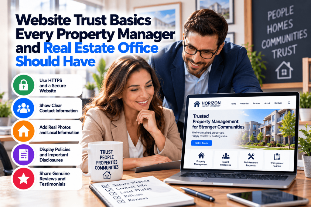 Website Trust Basics Every Property Manager and Real Estate Office Should Have